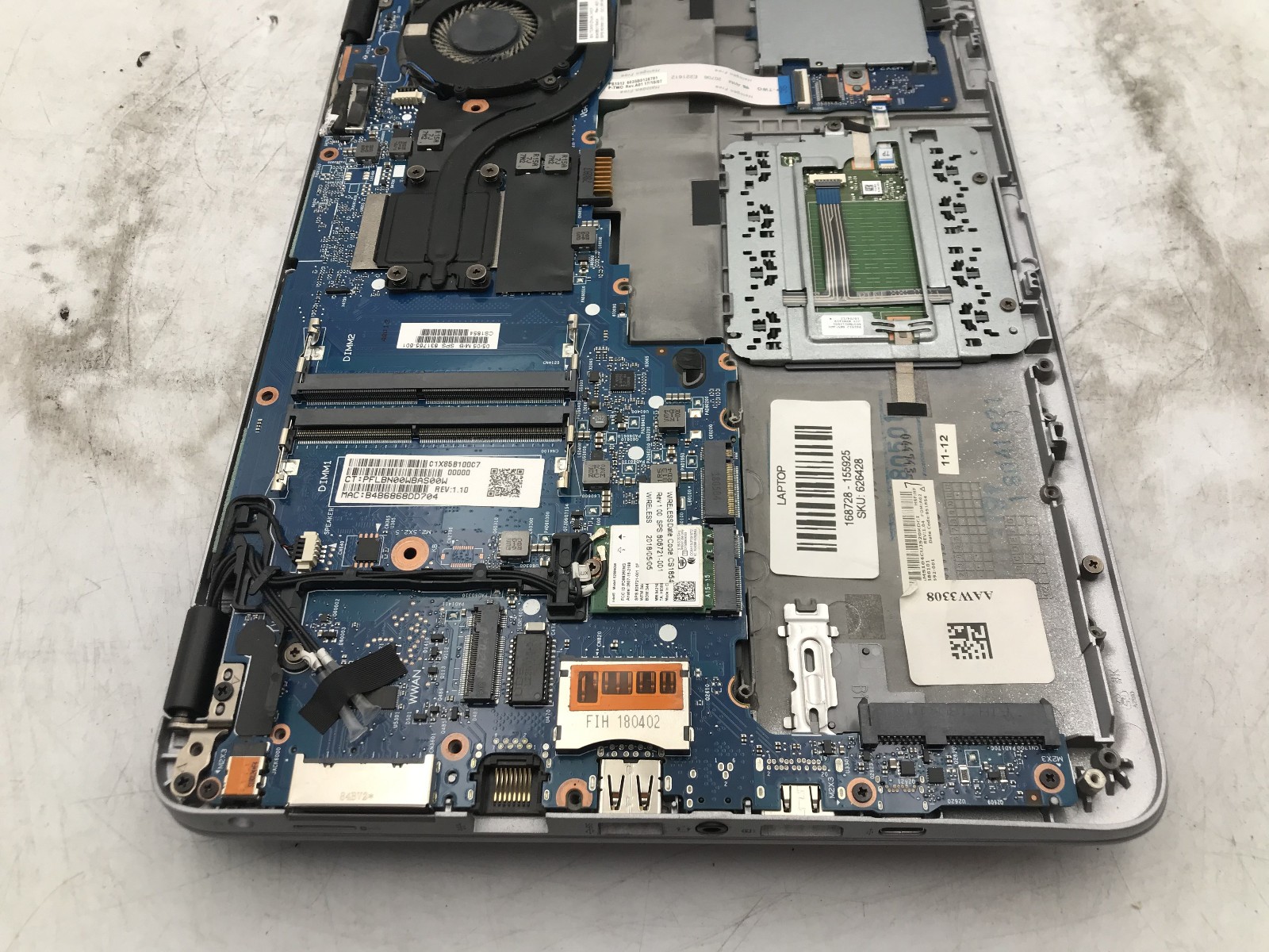 HP ELITEBOOK 840 G3 – FOR PARTS/MISSING PARTS – INTEL I7 – NO RAM -READ DESC- BB