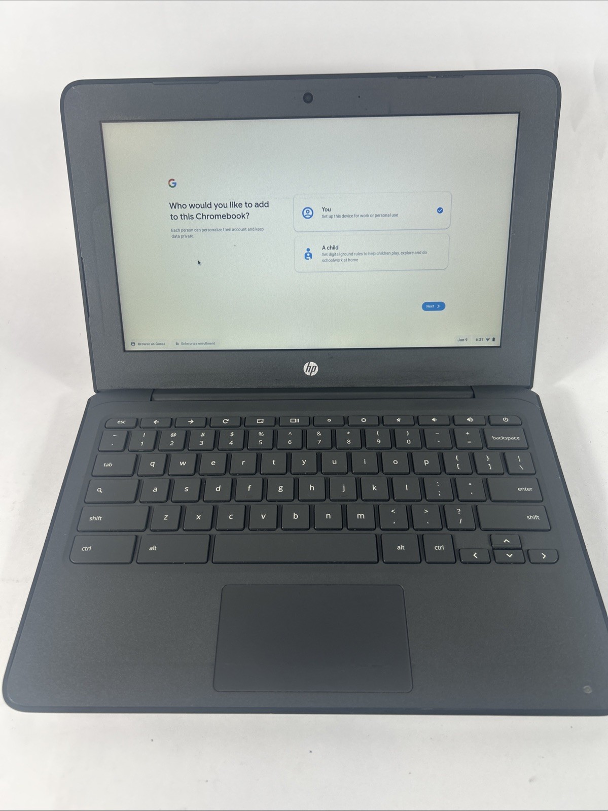 HP 11 G6 EE Chromebook Intel Celeron 4GB RAM Chrome OS Laptop Grade B