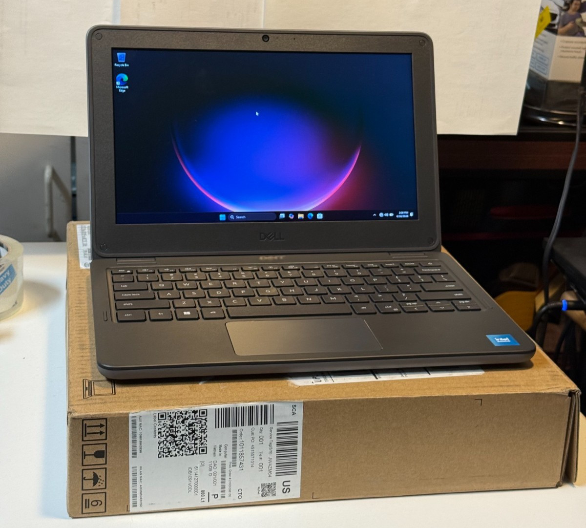 NEW Dell Latitude 3140 Windows 11 PRO Intel N100 2.8GHz 4GB RAM 64GB eMMC 11.6″