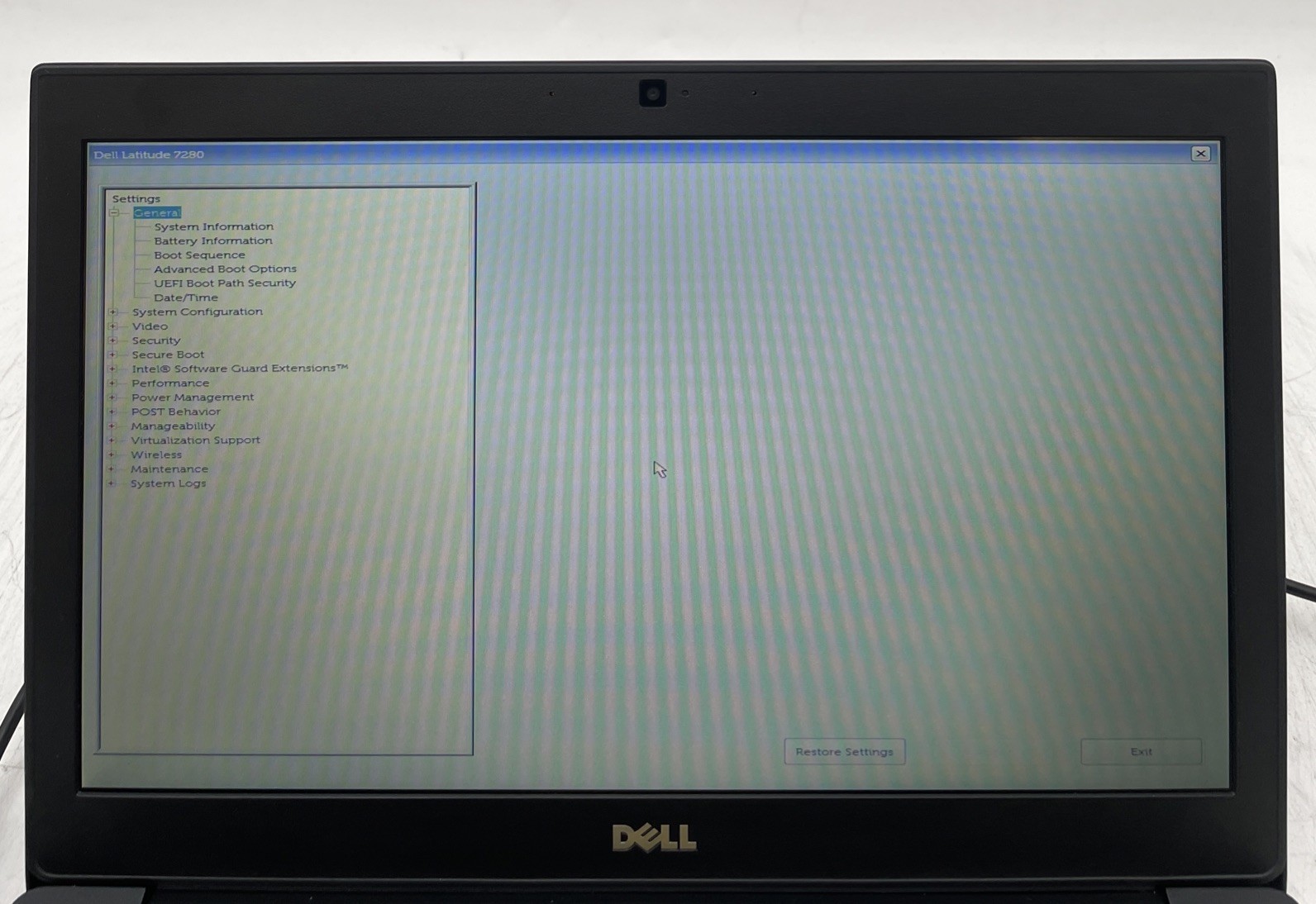 Dell Latitude 7280 Intel i7-6600U 2.6GHz 8 GB RAM No Storage No Batt No OS