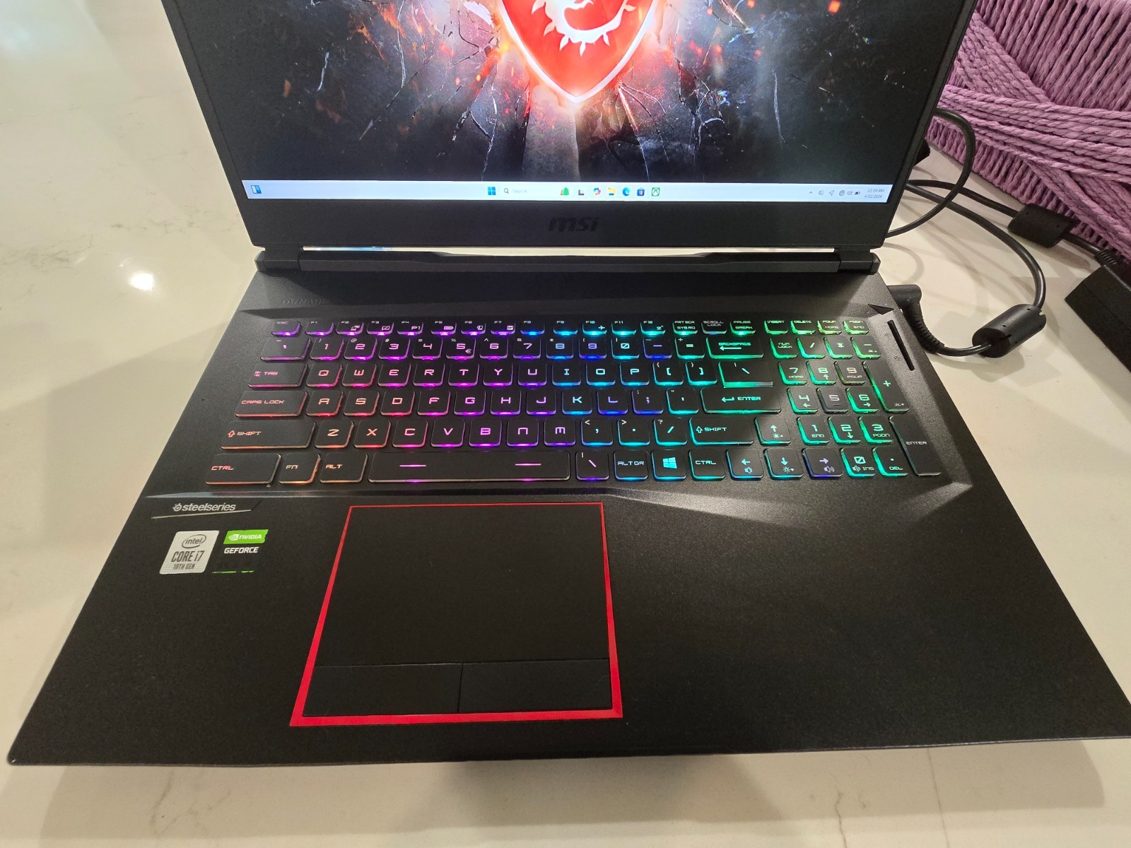 MSI GE75 Raider 17.3″ (1TB + 512GB, Intel i7 10th Gen., 2.60GHz, 16GB, RTX 2070)