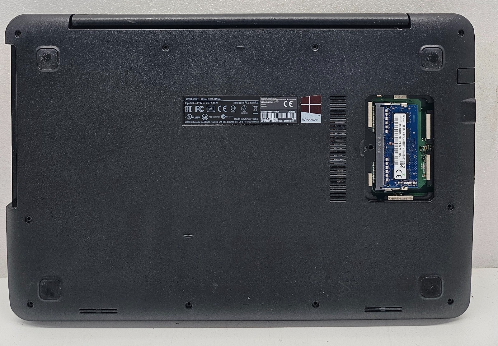 Asus R556LA-MH31(WX) 15.6″ Laptop Intel Core i3-4005U 6GB RAM NO HD/OS (FL)