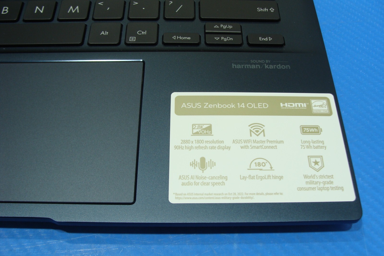 ASUS Zenbook UX3402VA 14″ 2.8K OLED 90hz i9-13900H 16GB 1TB SSD Warranty 07/2025