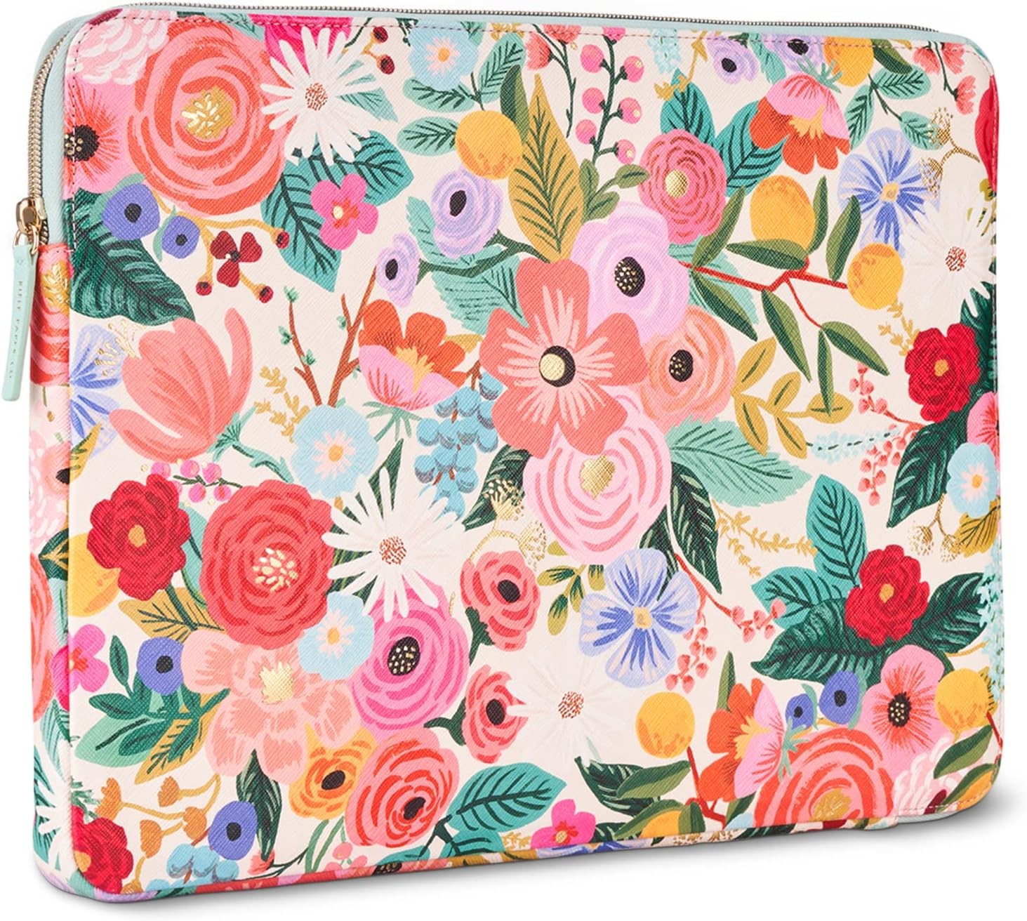 Sleeve for 12-14 Inch MacBook Pro/Air – Protective with Padded Exterior, Floral