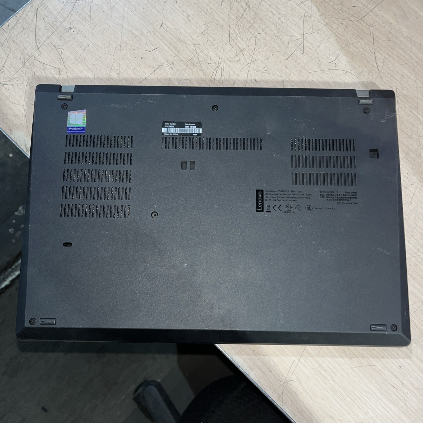 LENOVO THINKPAD T490 INTEL CORE I7 8TH GEN 8GB RAM NO HD