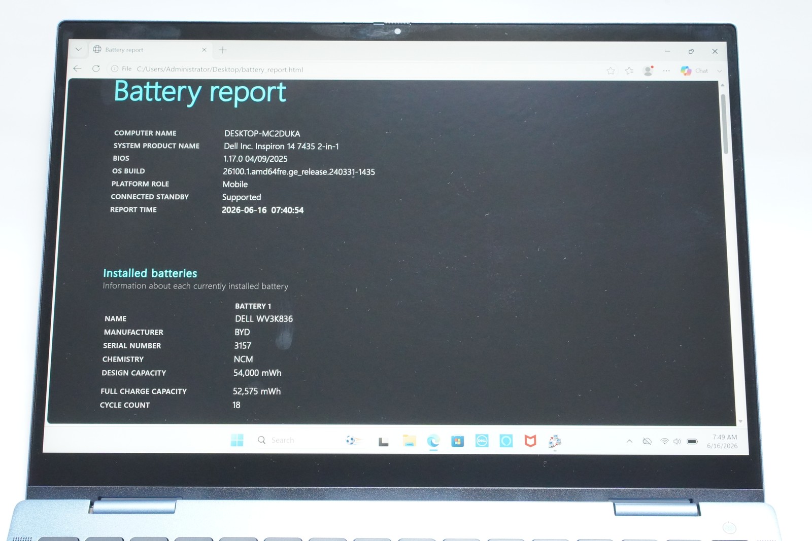 Dell Inspiron 14 7435 2-in-1 Laptop (Ryzen 5 7530U/8GB/512GB/AMD Radeon/2K Touch
