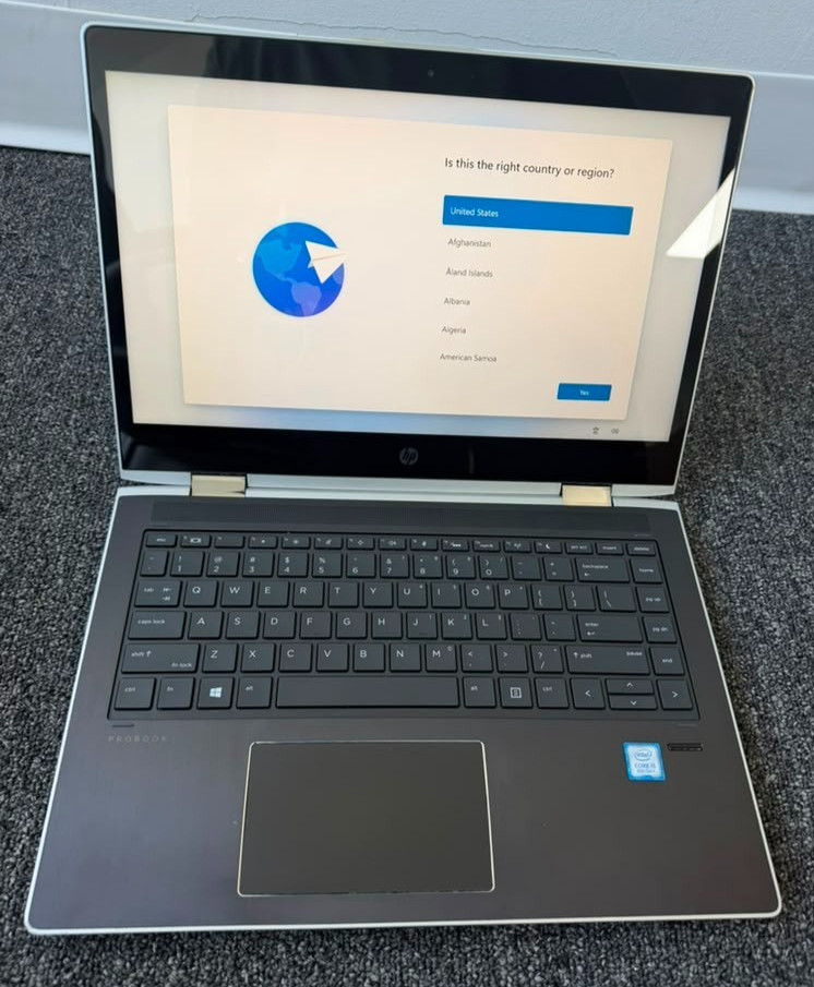 HP ProBook X360 440 G1 14″ Core i5-8250U 8GB RAM 128GB SSD Win 11Pro Touchscreen
