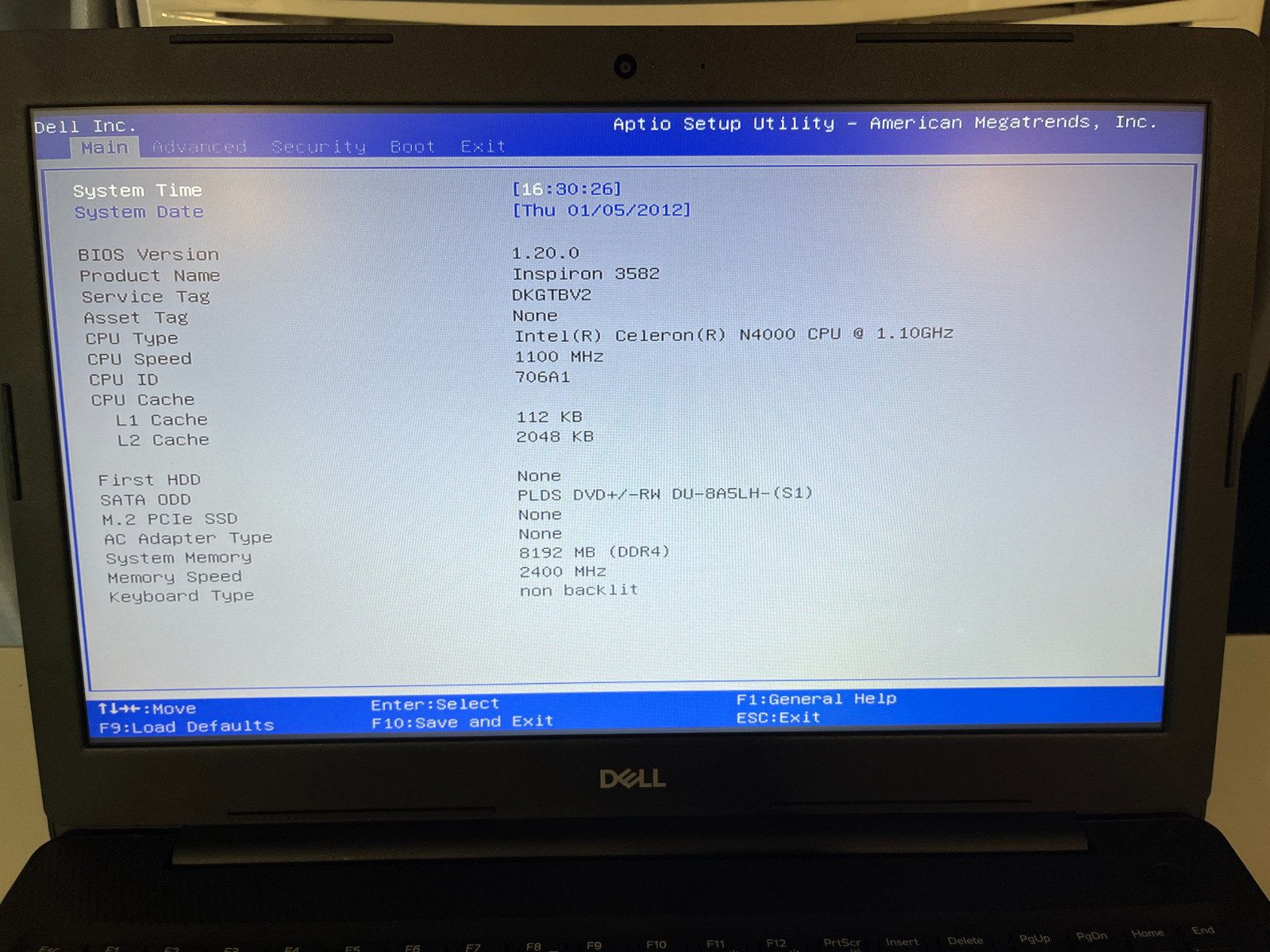 Dell Inspiron 3582 | 19301 Pickup Only | No Charger, RAM, or SSD | Read Details
