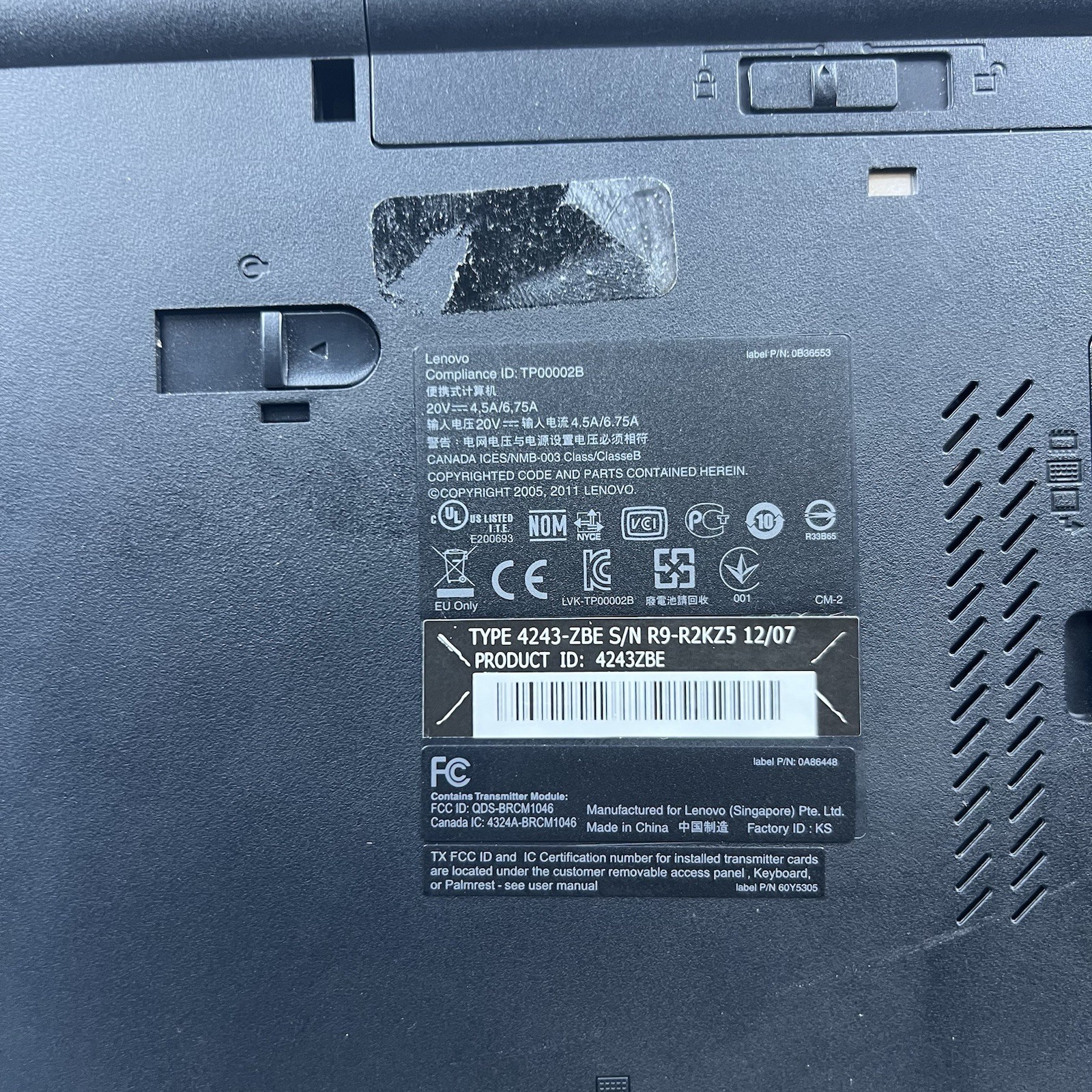 Lenovo ThinkPad T520 Intel i7-2640M 8GB 320GB HDD Win 10 w/ Charger|ELP73, READ
