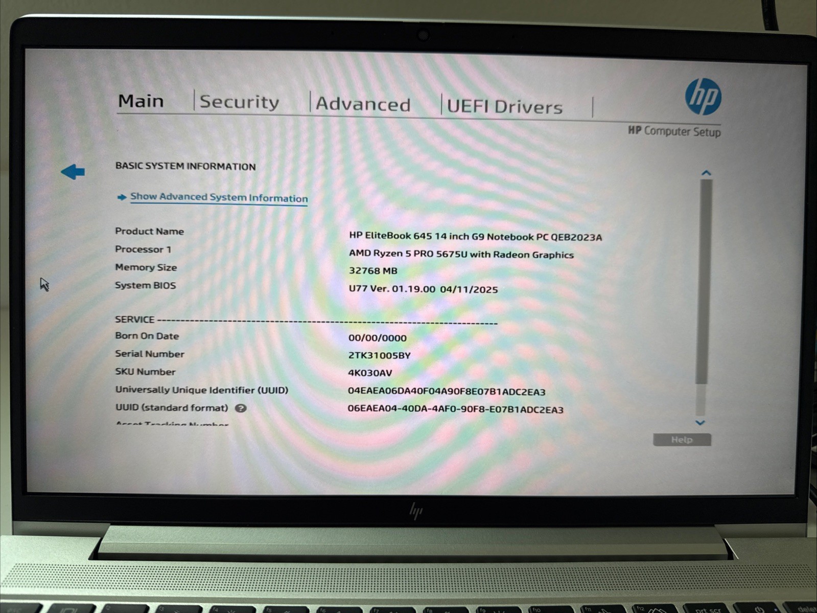 HP EliteBook 645 G9 14” FHD AMD Ryzen 5 Pro 5675U 32GB RAM 512GB SSD Win 11 Pro