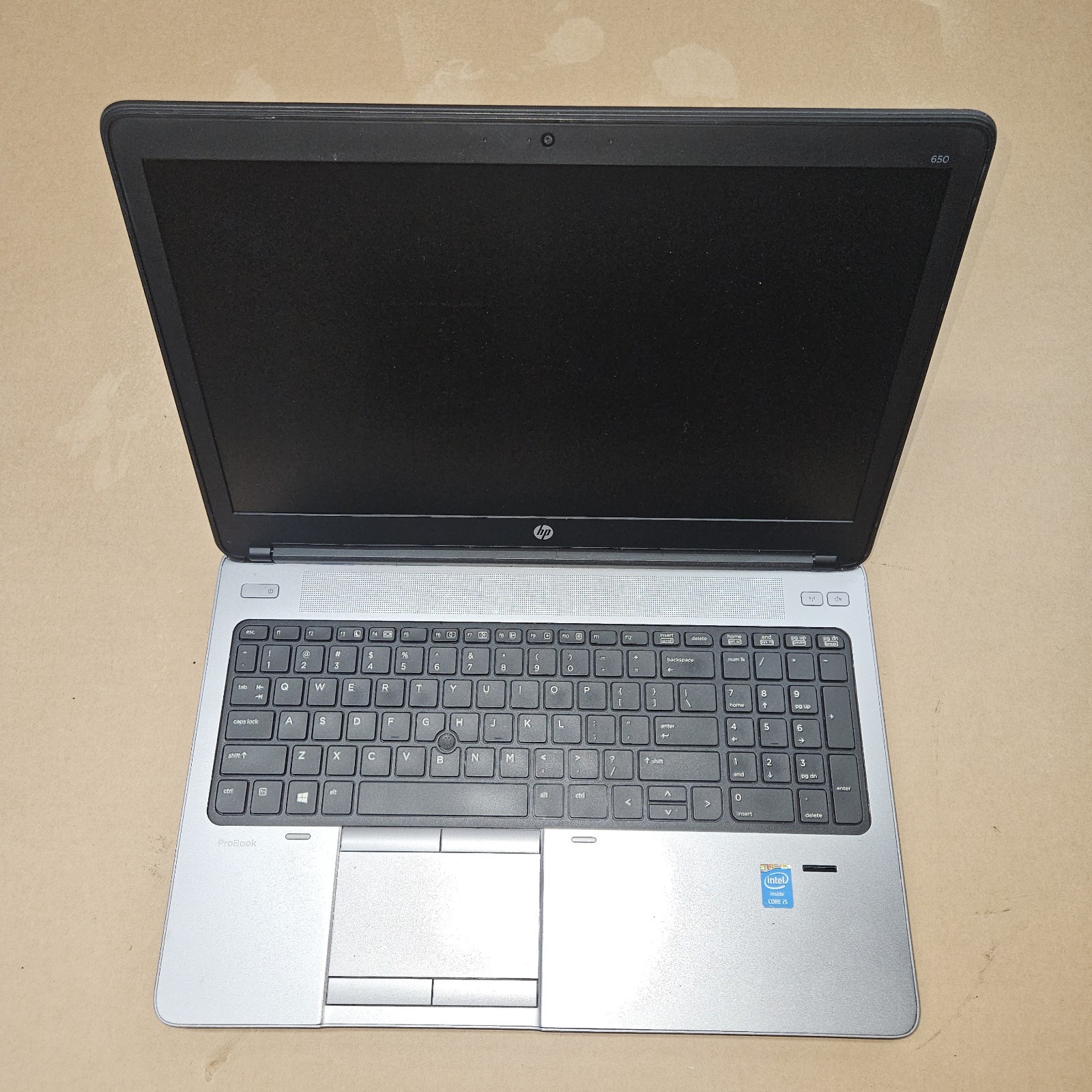 HP ProBook 650 G1 15.6″ Laptop Intel Core i5 NO RAM NO HDD For Parts or Repair