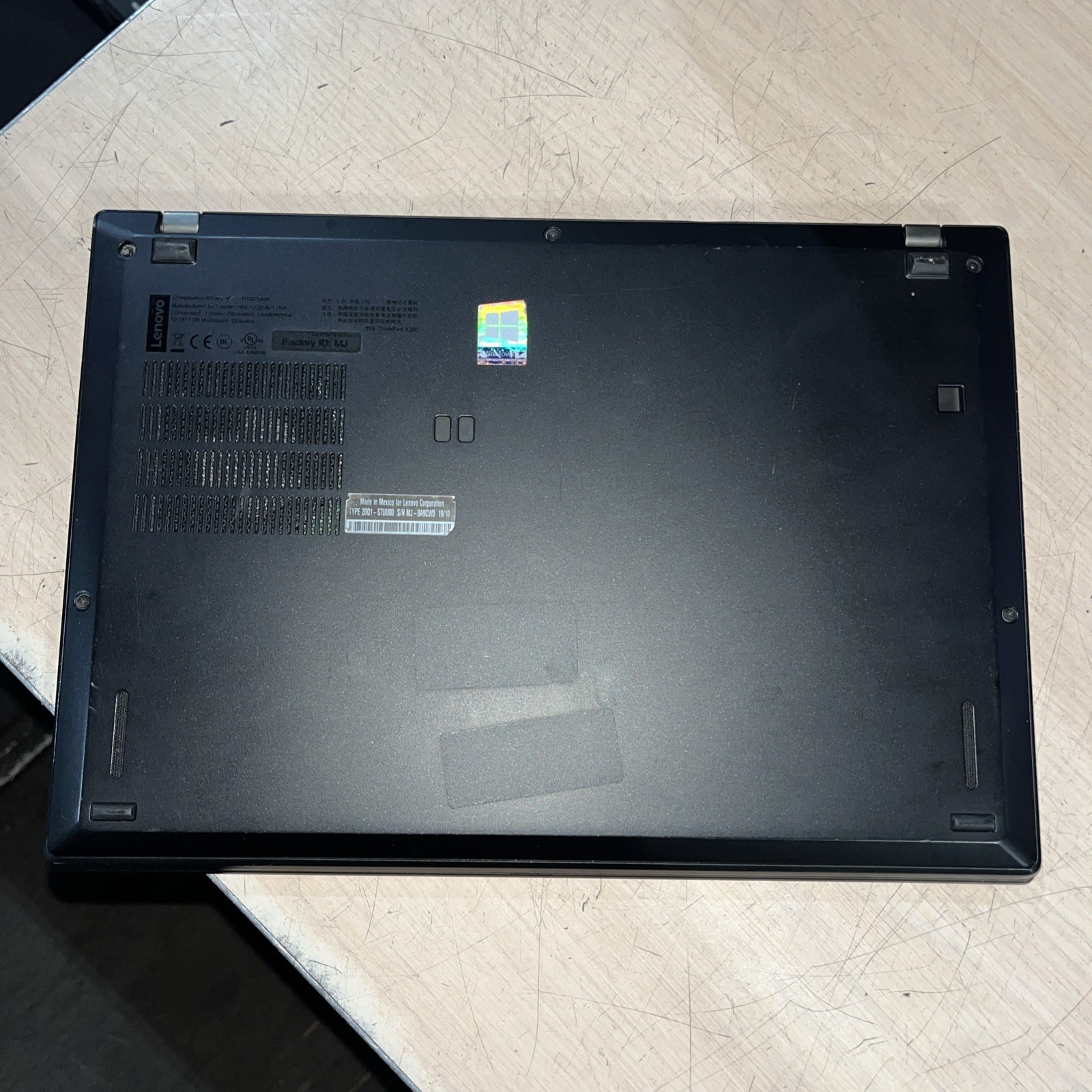 LENOVO THINKPAD X390 INTEL CORE I5-8265U 1.60GHZ 8GB RAM NO HD