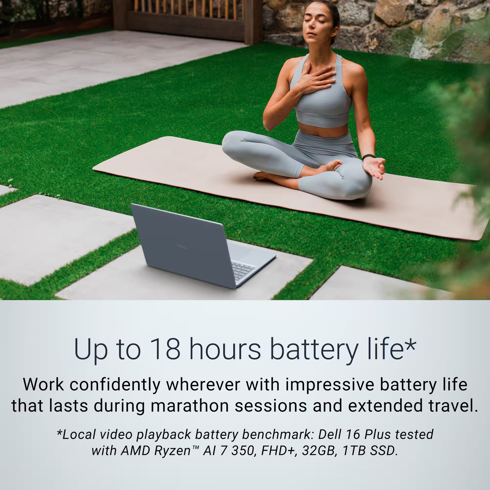 Dell – Plus 16″ FHD+ Touch Screen Laptop – AMD Ryzen AI 7 350 Copilot+ PC wit…