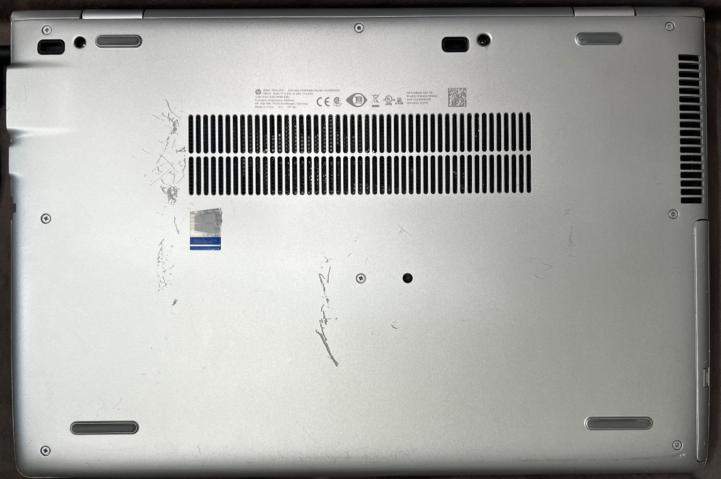 HP ProBook 650 G5 Notebook PC – i5-8265U – 8GB RAM – 256GB SSD – Windows 10 Pro