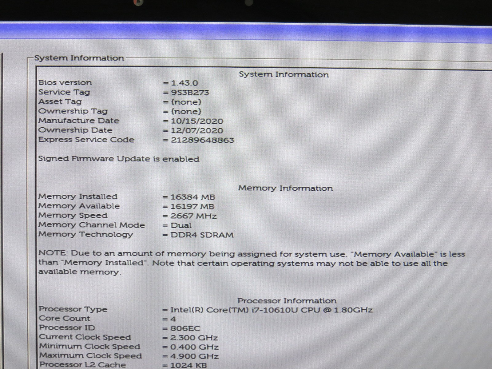 Dell Latitude 7310 | i7-10610U @ 1.8GHz | 16GB / 256GB m2 | 13.3 touch | Win 11