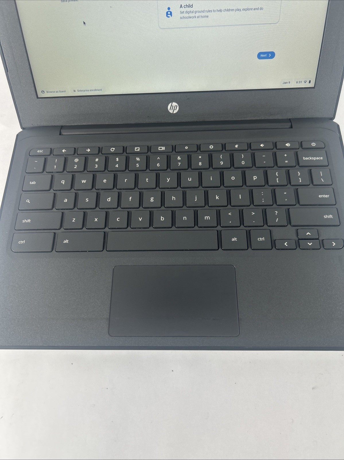 HP 11 G6 EE Chromebook Intel Celeron 4GB RAM Chrome OS Laptop Grade B
