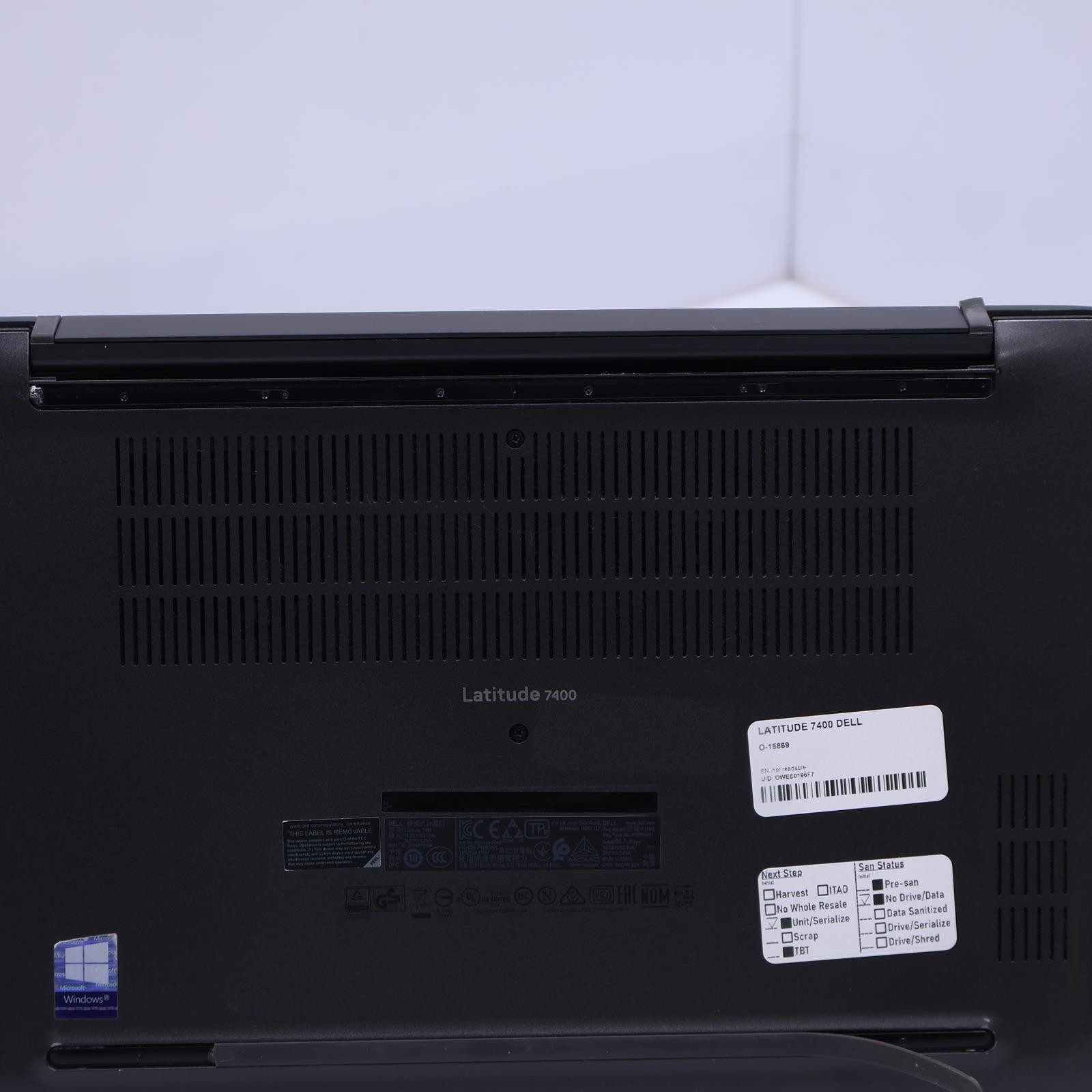 Dell Latitude 7400 Intel Core i5 8th Gen 8GB RAM No Drive/OS Laptop