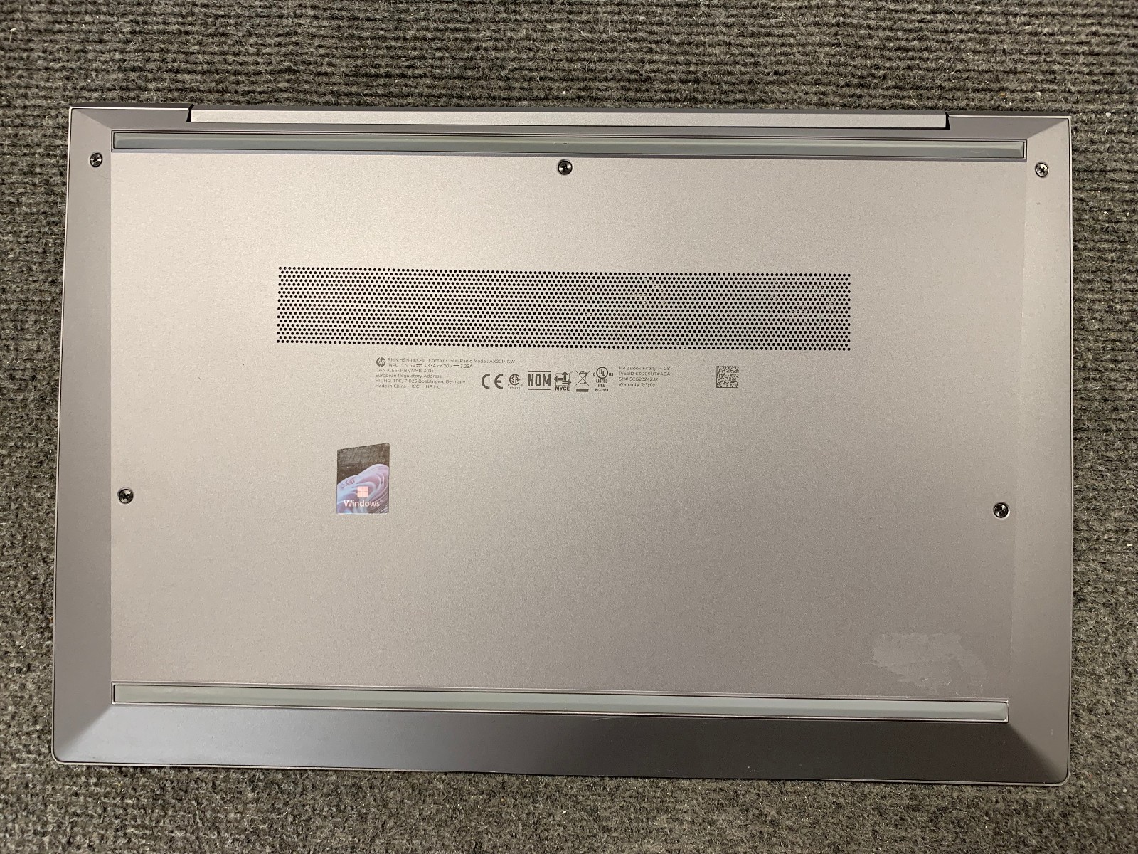 HP Zbook Firefly G8 14″ Laptop i7-1185G7 16GB RAM 512GB NVMe
