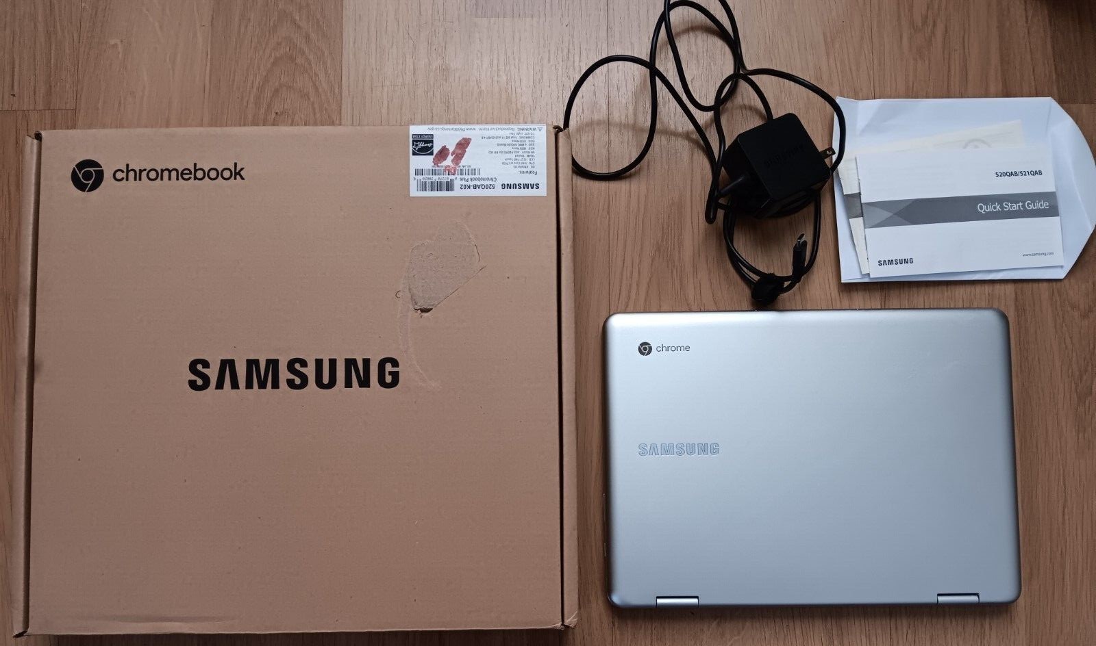 Samsung Chromebook Plus #1 Silver 520QAB-K02 12.2″ FHD Touch Convertible 2-in-1