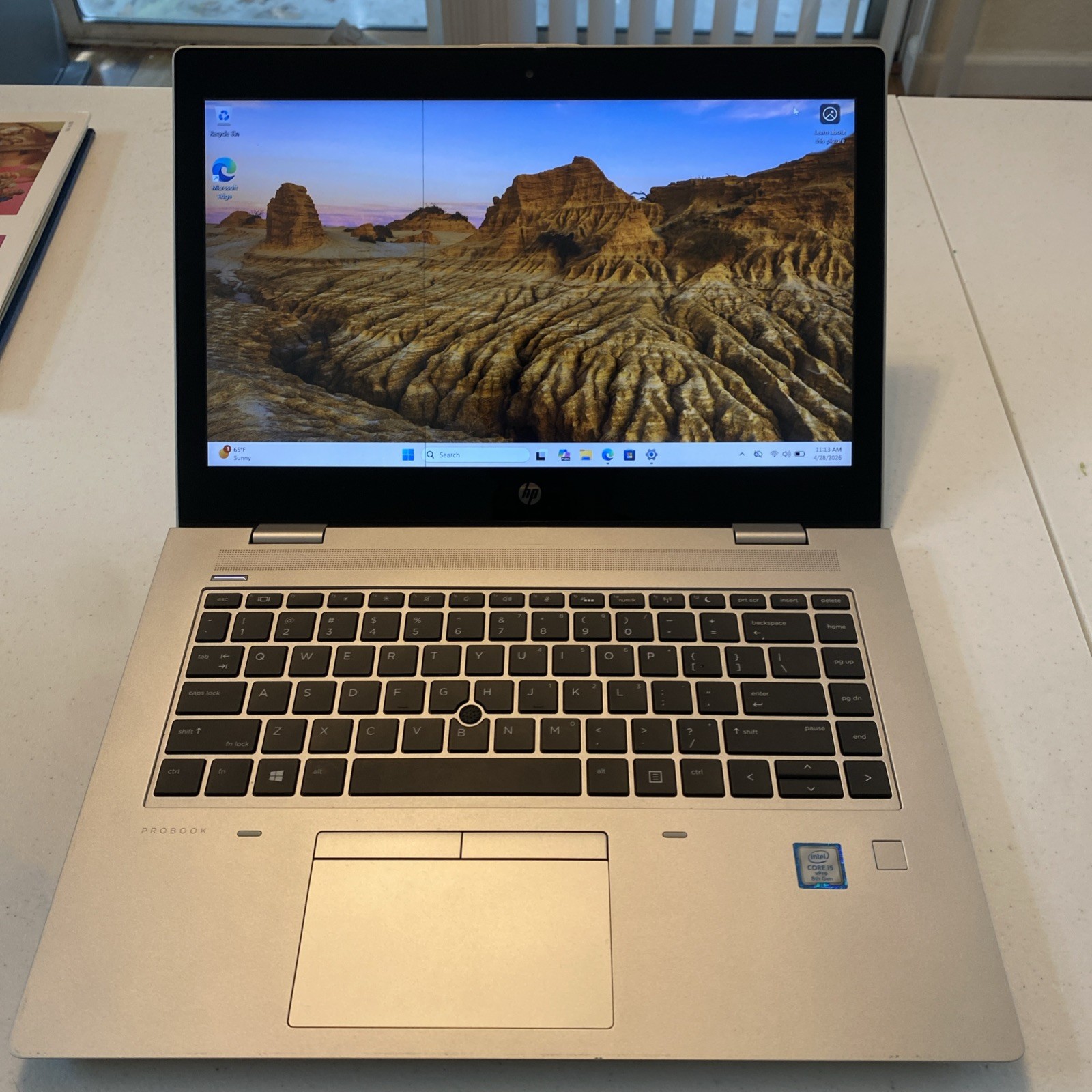 HP PROBOOK 640 G5 14″ Laptop i5-8365U 1.60Ghz 16GB 256GB SSD W11P TOUCH – READ