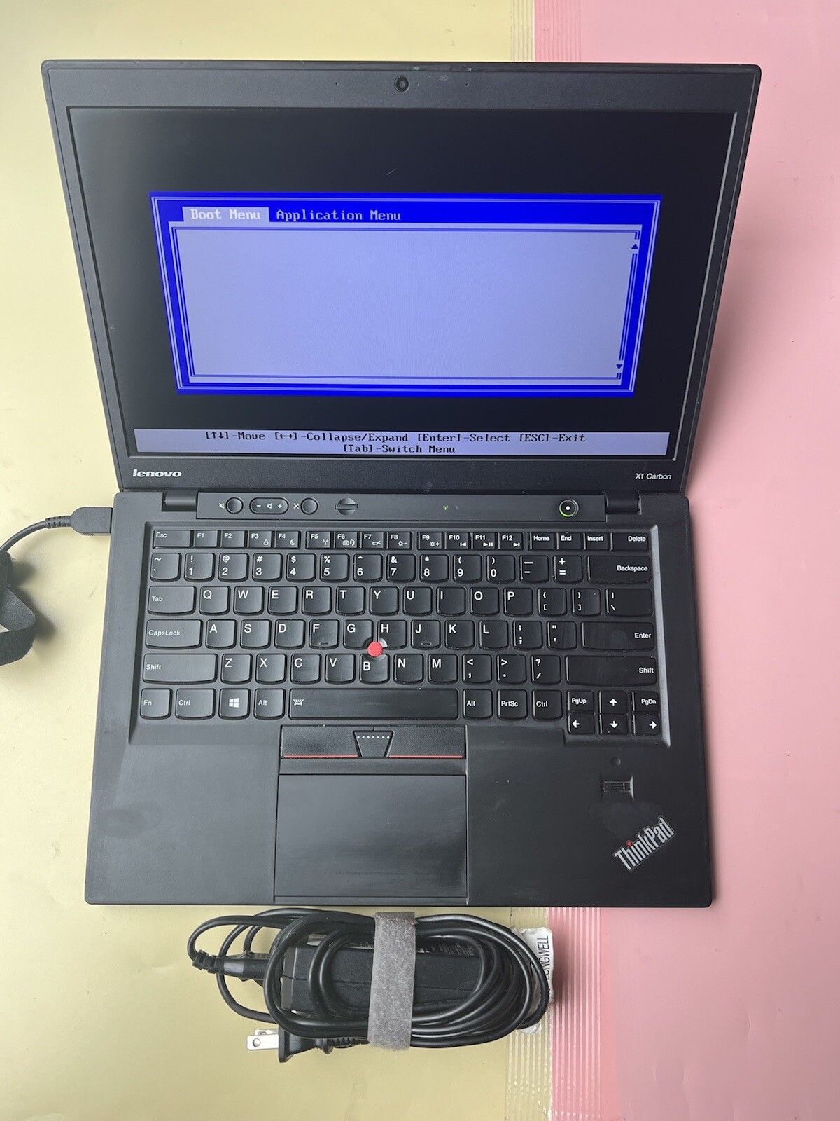 Lenovo Thinkpad x1 carbon i5-3427U 4GB RAM 0GB HDD BOOT TO BIOS