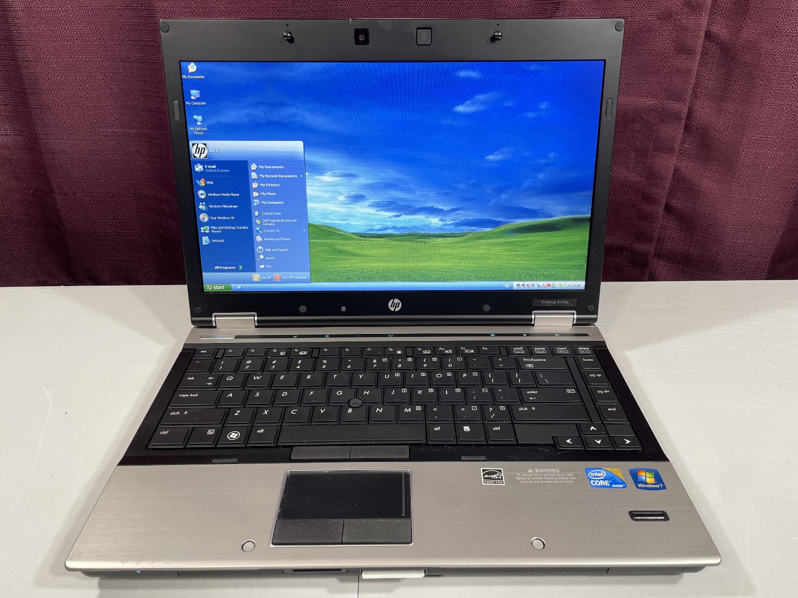 RESTORED HP Elitebook 8440p Windows XP Vintage Retro Gaming Laptop PC