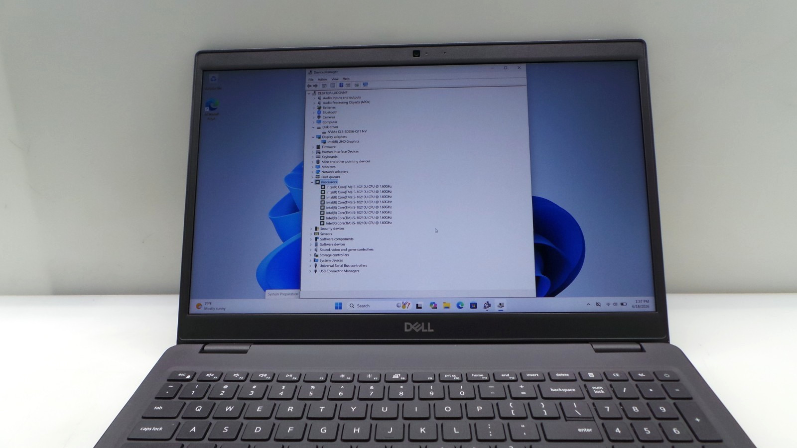 Dell Latitude 3510 15.6″ | i5-10210U 1.60GHz | 16GB RAM 256GB NVMe | WIN 11 PRO