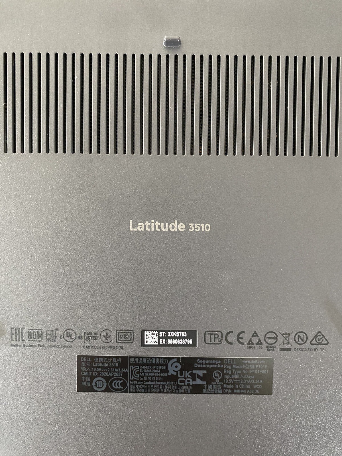 Dell Latitude 15.6″ 3510 Intel i5-10210U @ 1.60GHz 8GB DDR4 RAM 256GB SSD READ