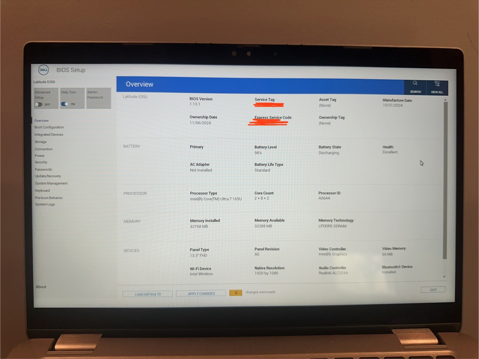 Dell Latitude 5350 2-in-1 13.3″ FHD Ultra 7 165U 32GB 512GB SSD W11P – HWFV4