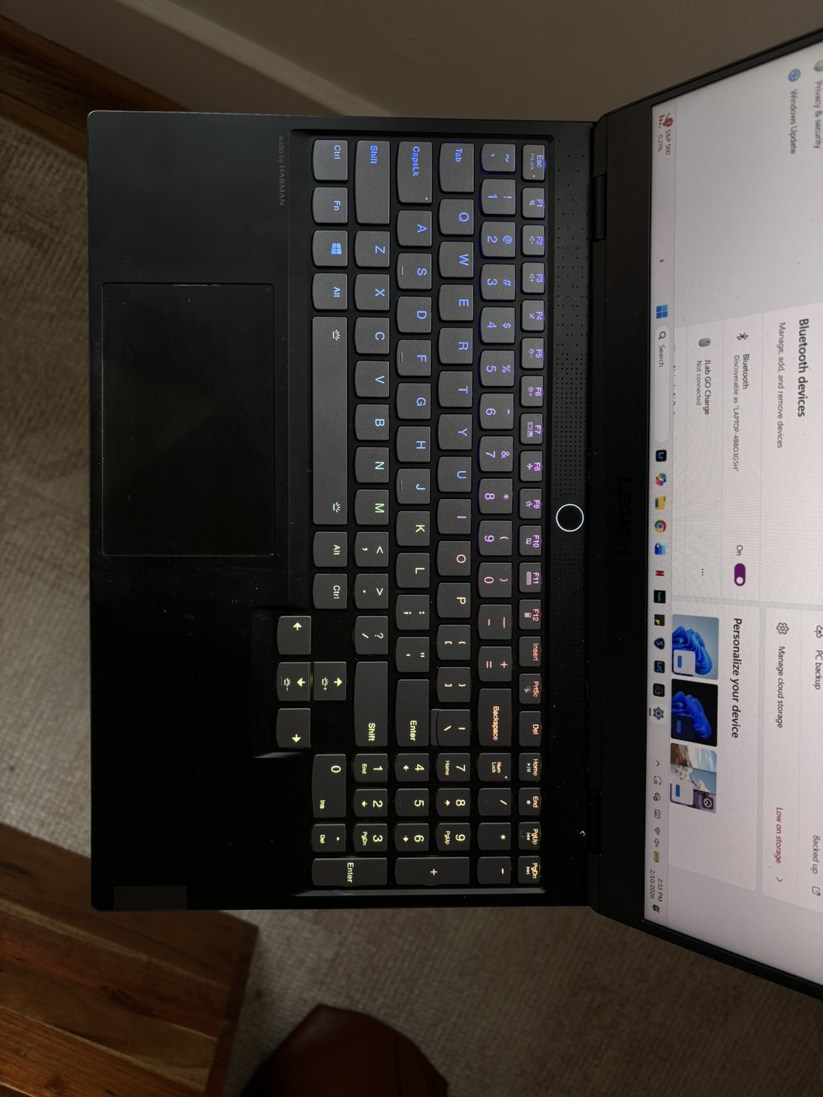 Lenovo Legion S7 15ACH6 15.6″ FHD RYZEN 7 5800H RTX 3060 16GB RAM 500GB SSD