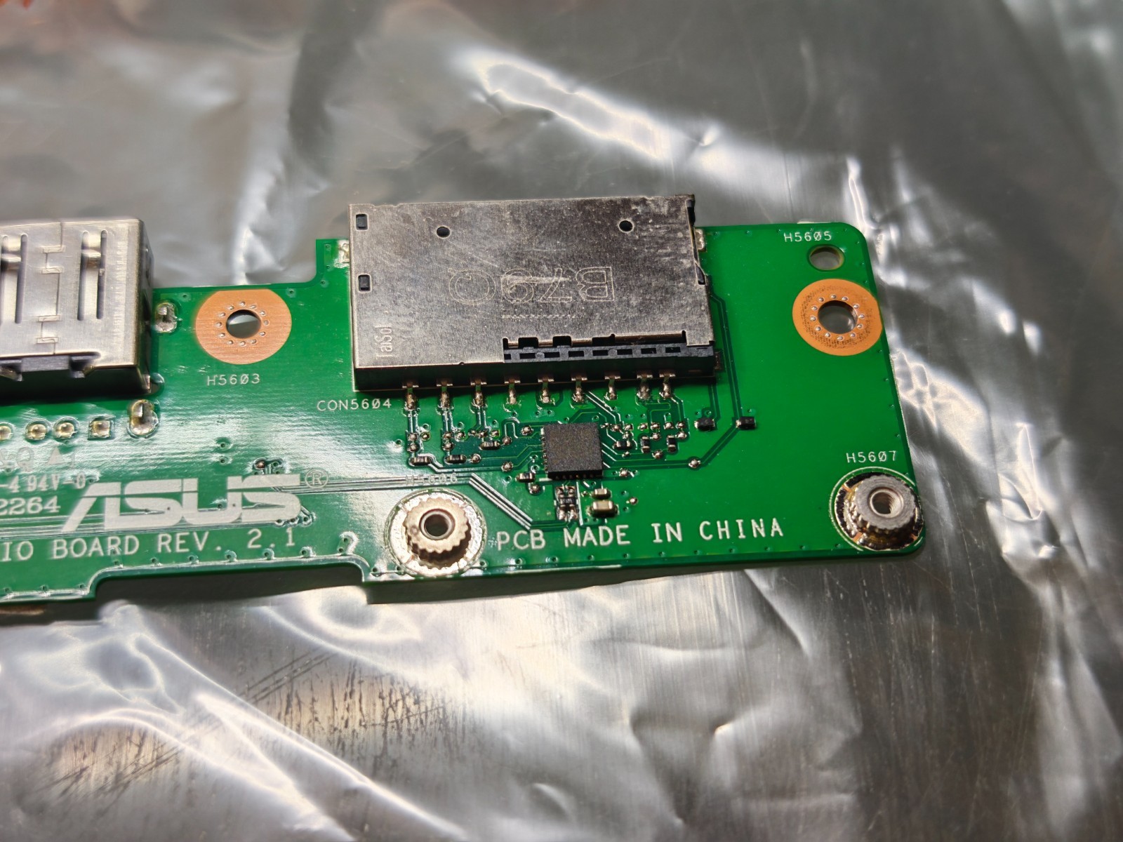 ASUS E403 USB SD CARD POWER BUTTON ON E403NA IO BOARD REV. 2.1 #