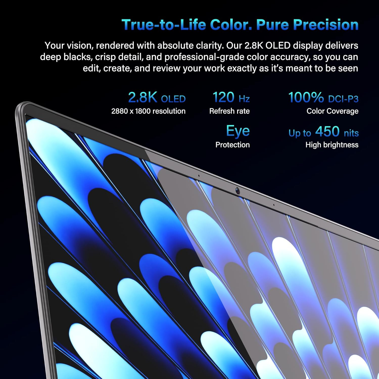 Geekbook X14 Pro Laptop, 2.2Lbs Ultra Thin 14″ 2.8K OLED Laptop Computer, Ultra