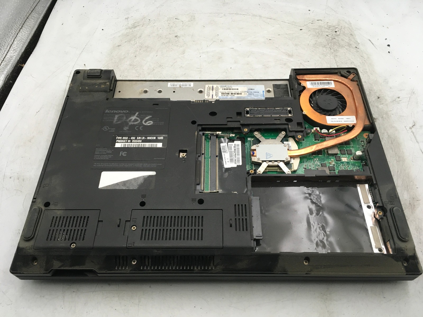 LENOVO THINKPAD L412 – BOOTS TO BIOS – INTEL I5 M520 – NO RAM – READ DESC – BB