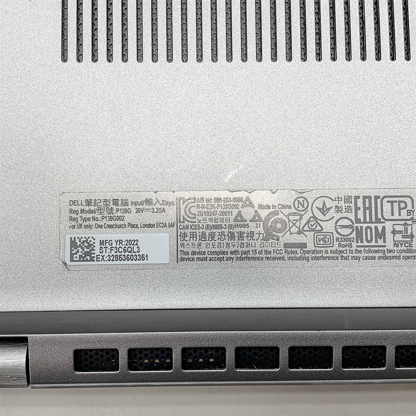 Dell Latitude 5330 Laptop i7 12th Generation 13.3″ Touch FHD 16GB NO HDD Parts
