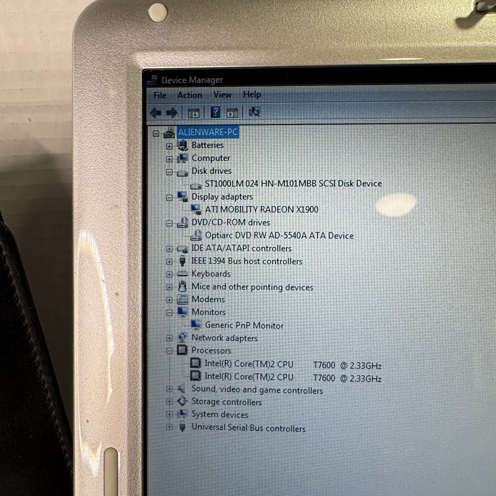 Alienware M5700i R2 17” Windows Vista Ultimate Area 51 Vintage Gaming Laptop