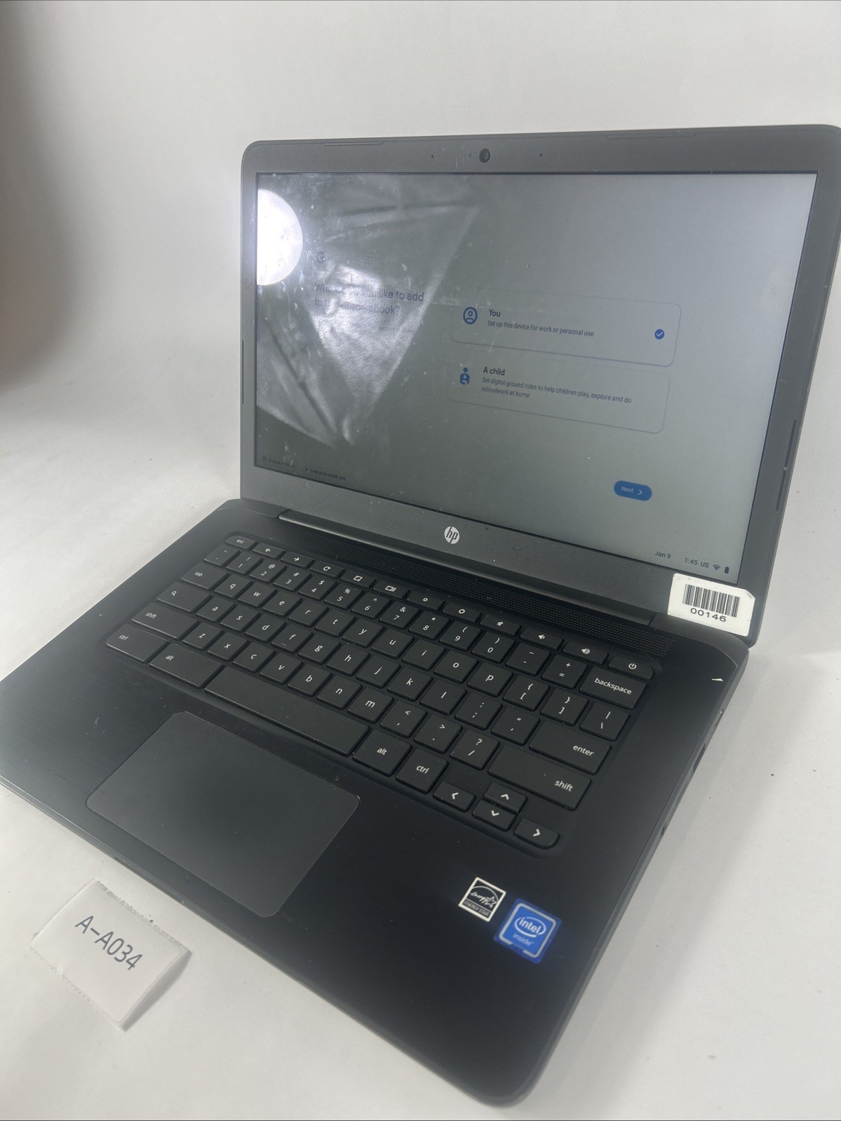 HP Chromebook 14 G6 EE Touchscreen Student Laptop Chrome OS 4GB 32GB
