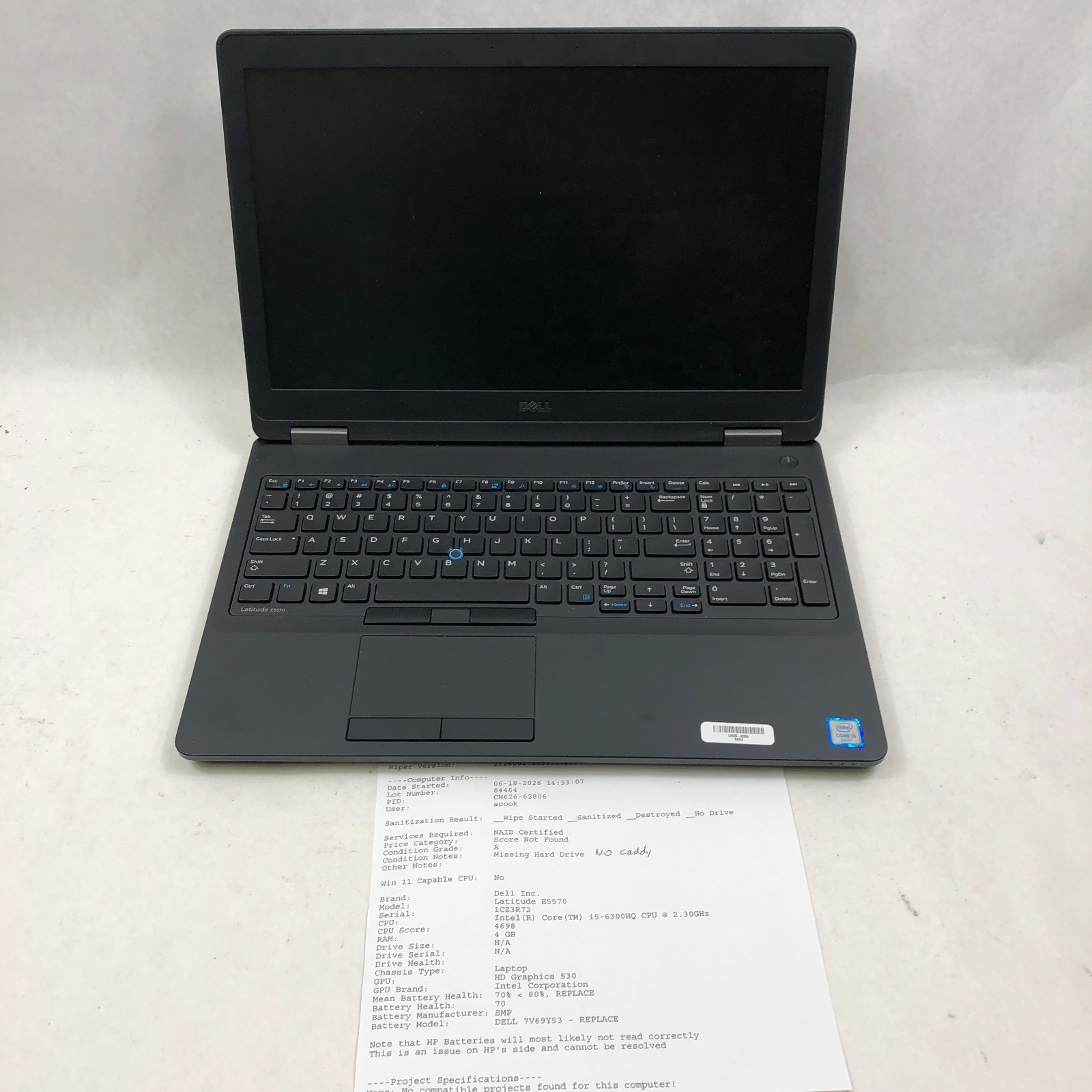 Lot of 8 Dell Latitude Laptops Mixed Models i5/i7 6th-7th 5480/7480/E5570/E5470