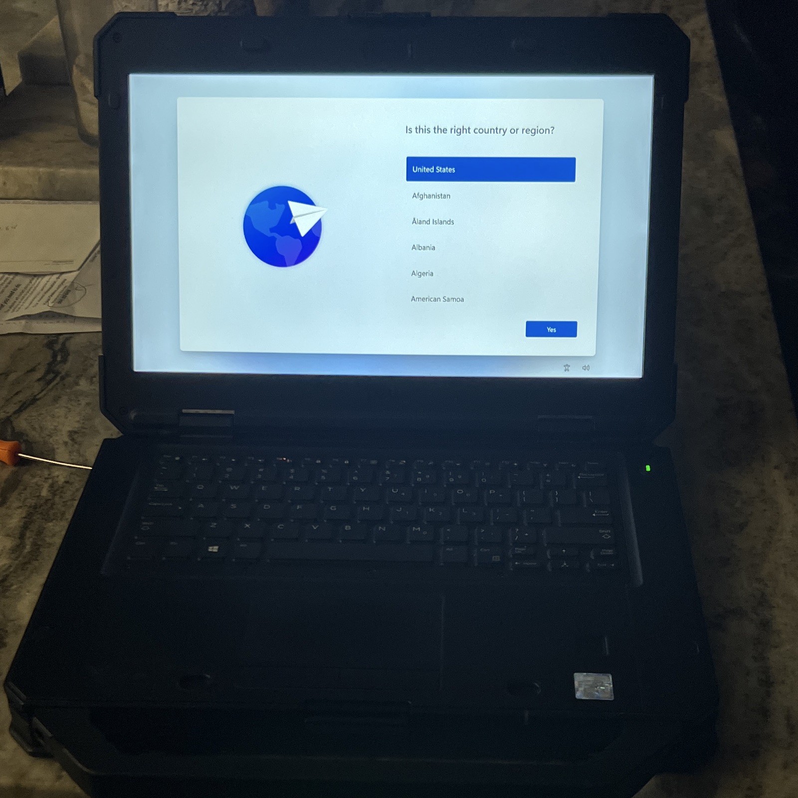 Dell Latitude Rugged 14in Black Laptop, Intel Core i5, Windows