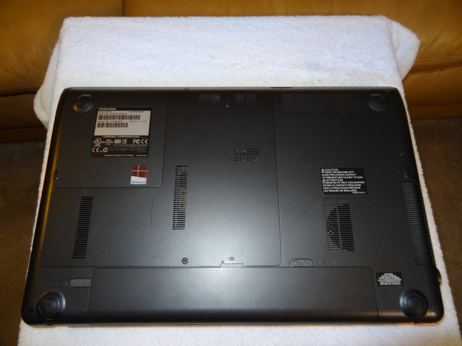 Toshiba Qosmio X870 Laptop Computer -17″Screen -Windows 10 -1TB HHD -28GB RAM