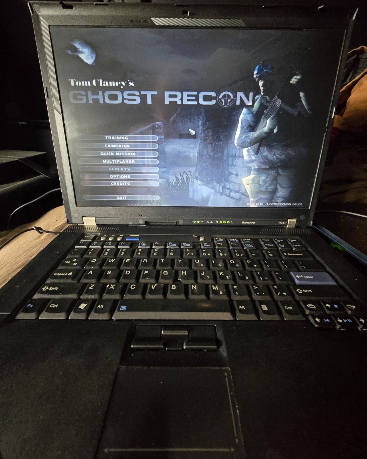 ThinkPad T500 Win XP P8400 2.26GHz 4GB RAM 80GB HDD DVD With Game Controller