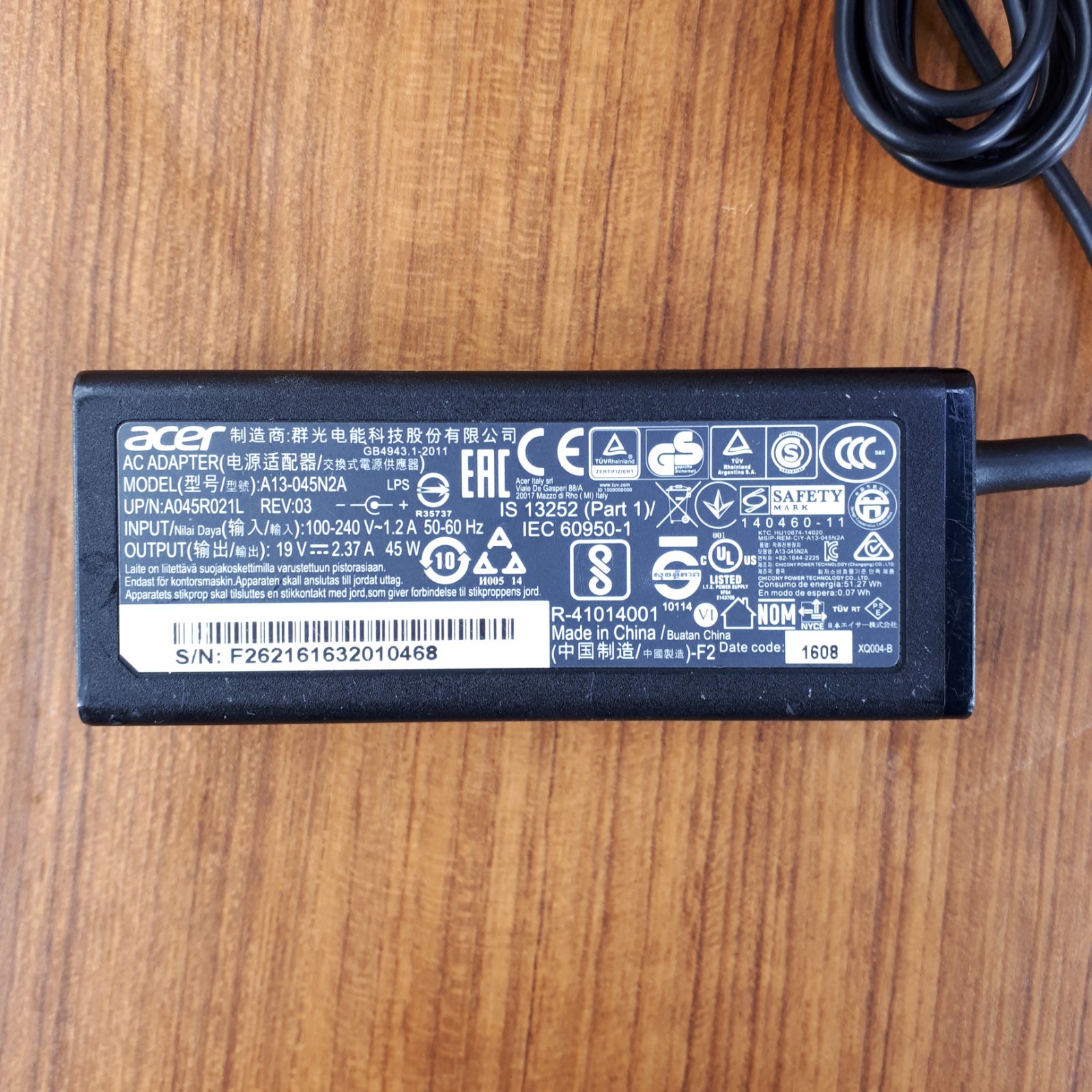 Acer Aspire V5-122P-0449 MS2377 11.6″ Touch Laptop AMD A4-1250 10GB 240GB W10H