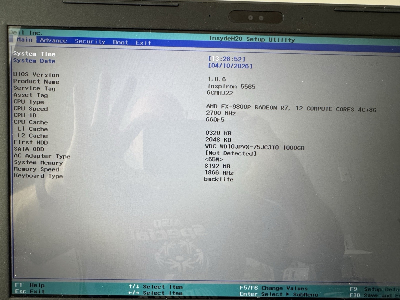 Dell Inspiron 15 5567 Laptop AMD 12GB RAM, 1TB HDD, Win 11 Reconditioned