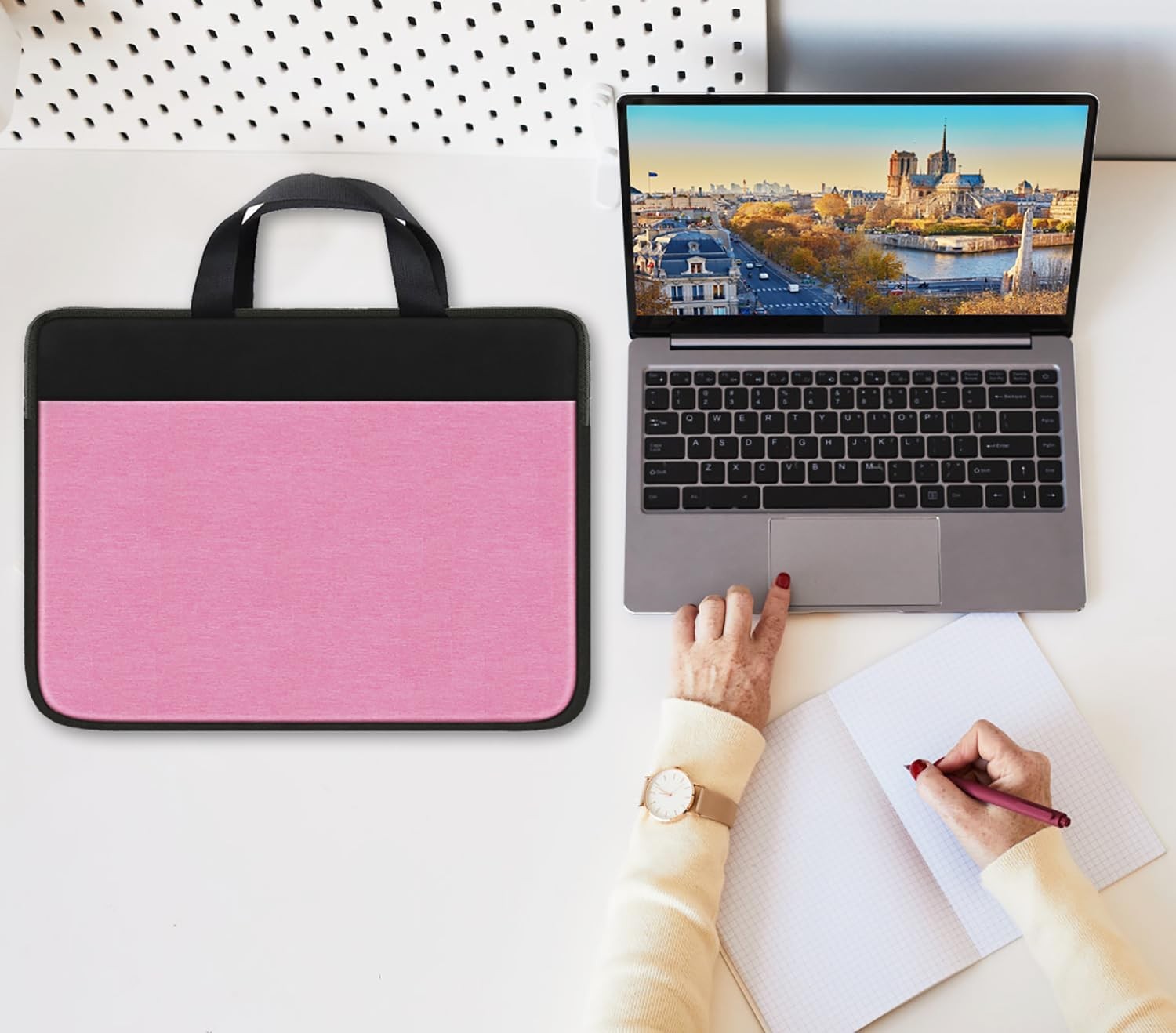 Laptop Case 15.6 inch, Travel Laptop Sleeve Bag for 15″ 15.6″ HP Asus Acer Dell