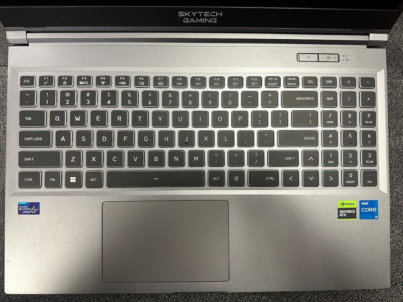 Skytech Gaming Lumi Laptop: Intel i5-13420H, RTX 3050, 1TB,16GB *AS IS BROKEN*