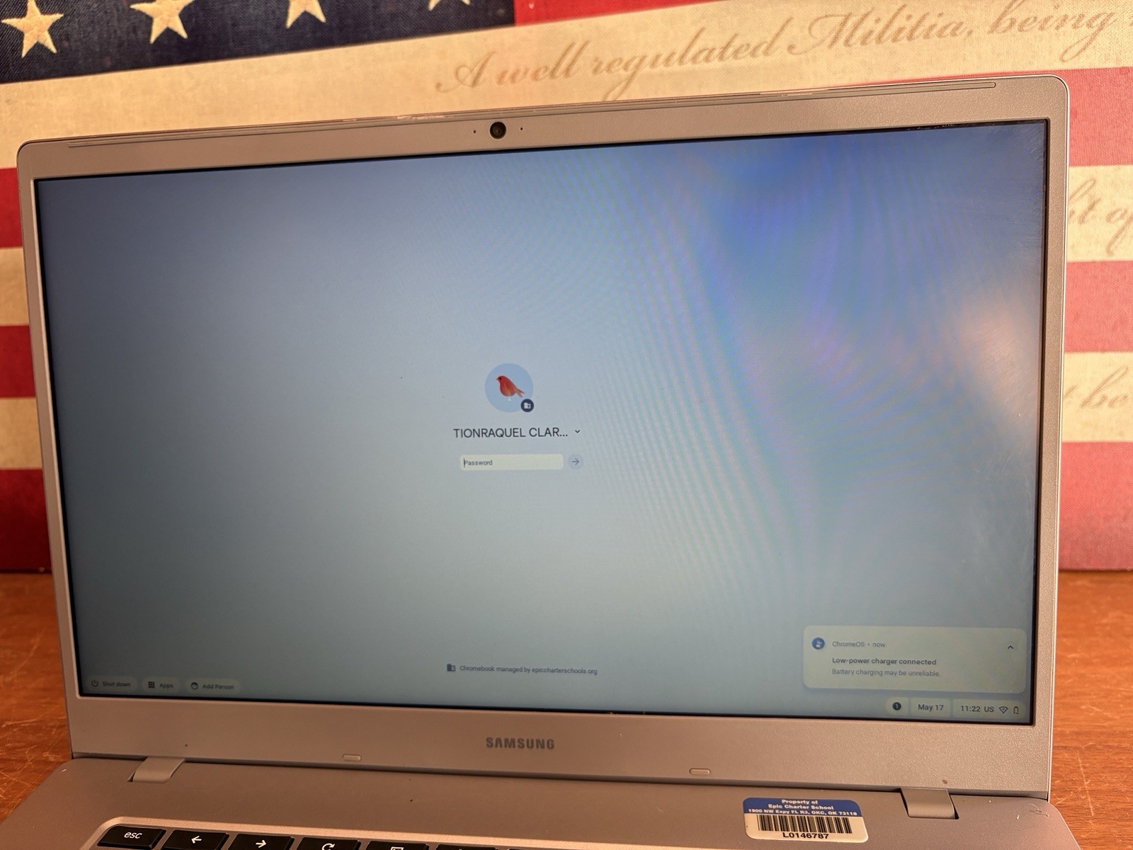 Samsung Chromebook 4. 15.6″ N4000 4GB Ram needs unlocked