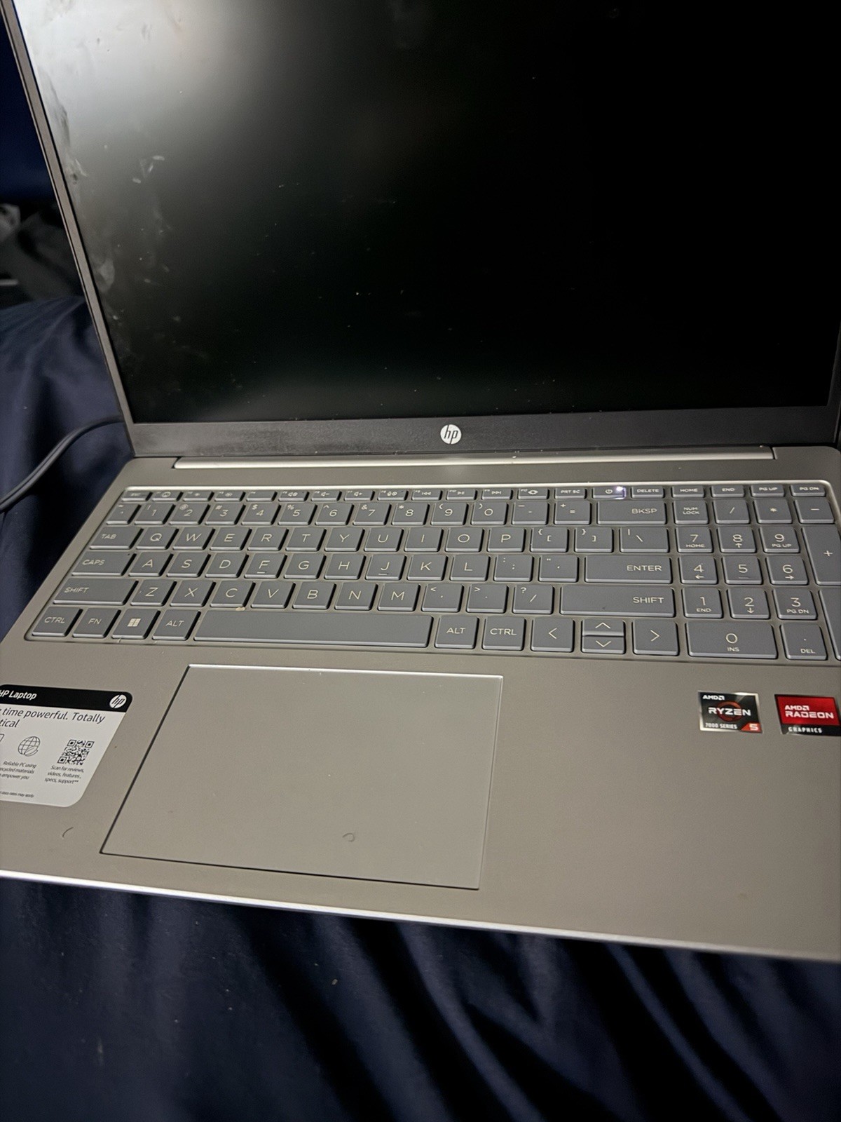 HP 14″ HD Windows 11 Laptop AMD Athlon 7120 4GB RAM 128GB SSD Moonlight Blue