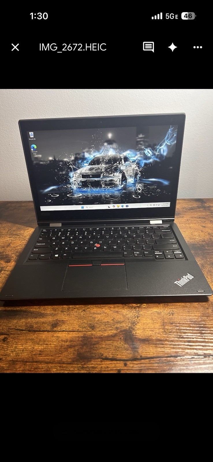 Lenovo ThinkPad L380 Yoga 14″ Laptop i5-8350U 16GB 256GB SSD Touchscreen Win 11