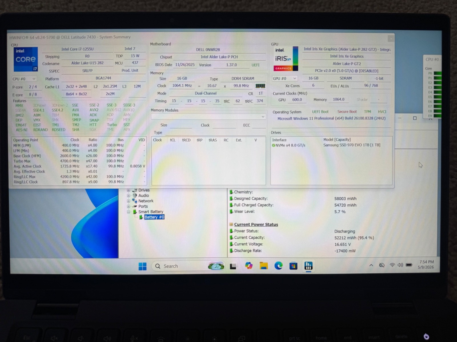 Dell Latitude 7430 10-Core i7-1255U 4.70GHz 512GB SSD 16GB RAM