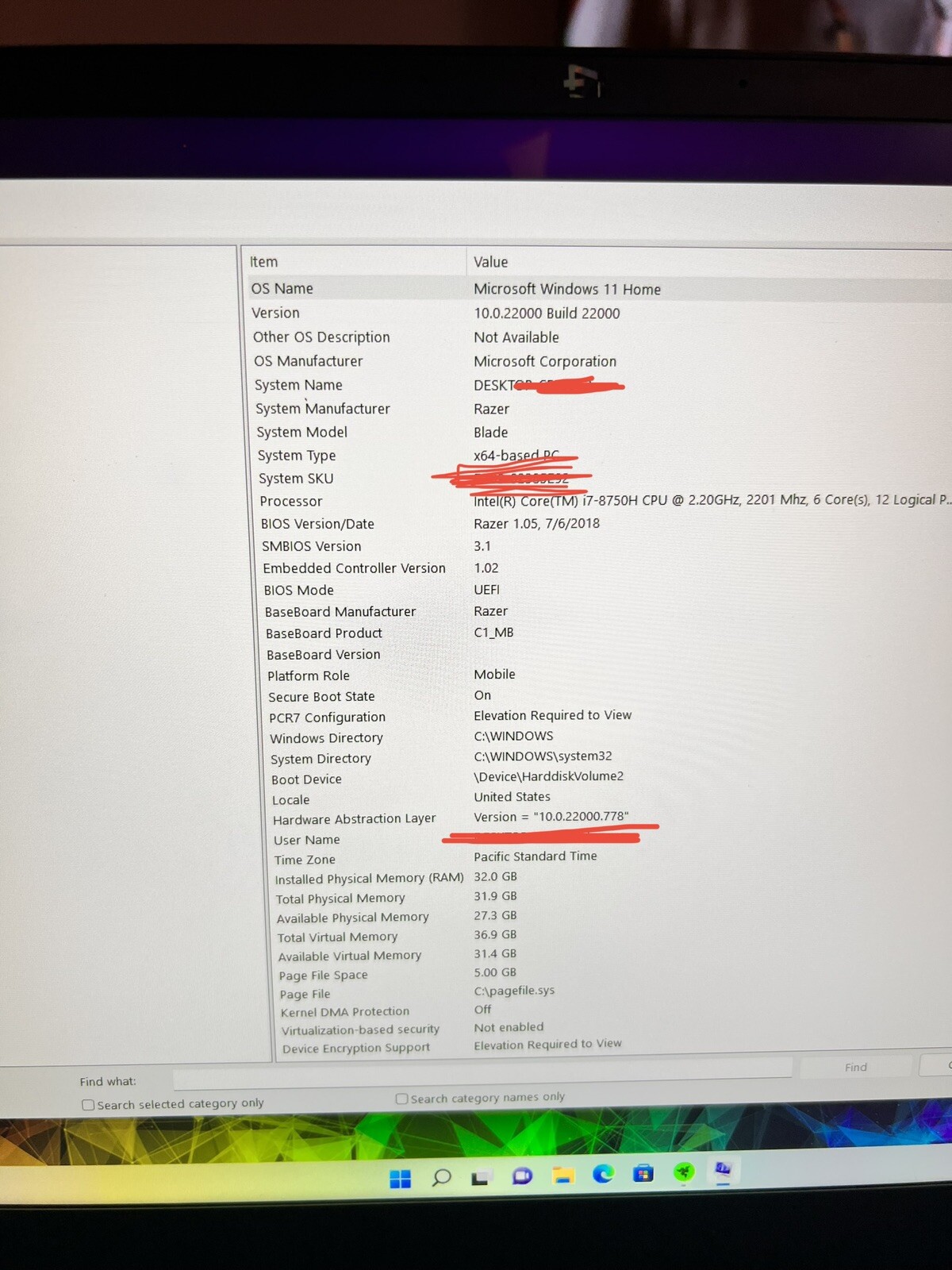 Razer Blade 15 15.6 inch (1TB, Intel Core i7 8th Gen., 2.20 GHz, 16GB) Laptop –