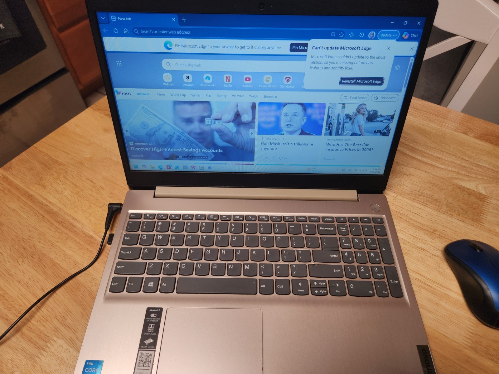 LENOVA IdeaPad 3 151TL05 15.6″ Laptop (11th Gen Intel – Core i3)